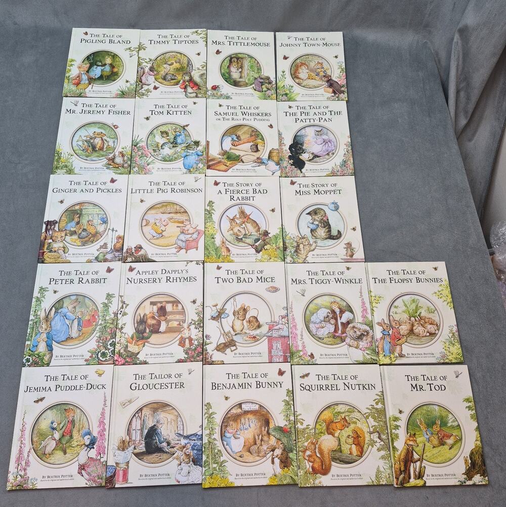 The Peter Rabbit Library 22 Vol Hardcover 2007 Set Beatrix Potter Missing 1 Book
